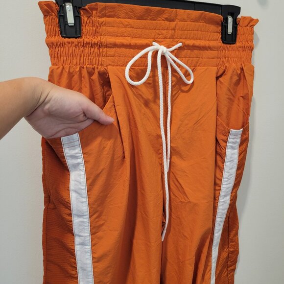 NWT! - Orange and White Joggers - Free People Movement - Size: XS - Picture 2 of 7